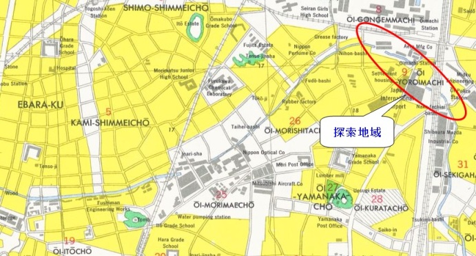 大井町_米軍地図